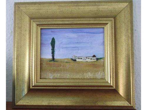 Old Farm house - Oil painting by Hanli