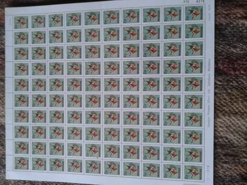 Rhodesia 2 and a half cents, full sheet