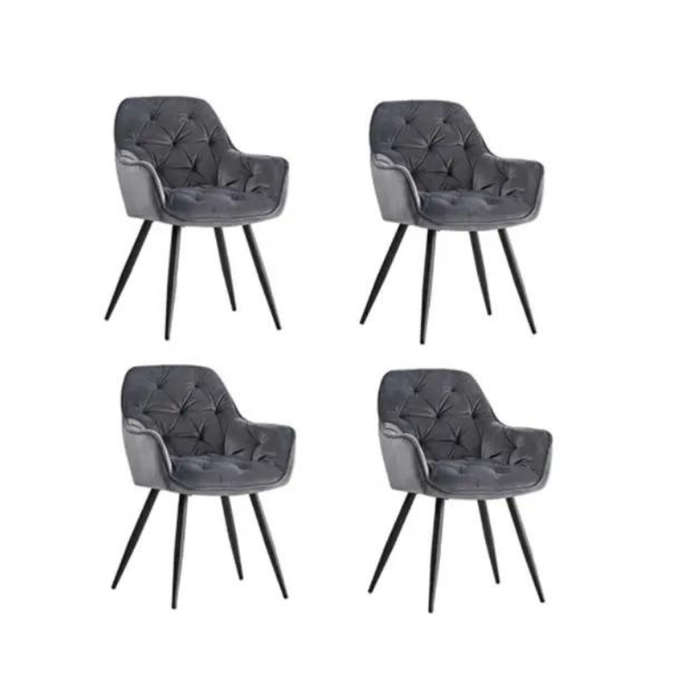 GOF Furniture - Lafoodie Dining Chairs Set Of 4