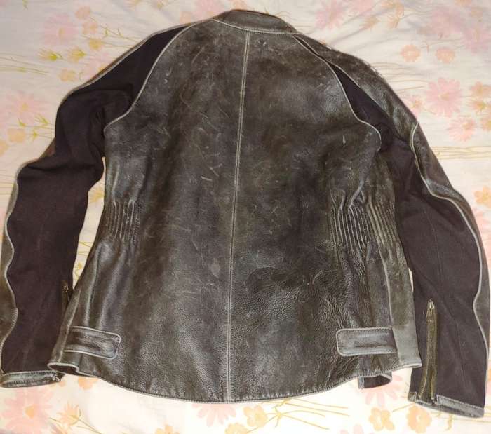 Triumph Ladies Vintage Look Leather Jacket