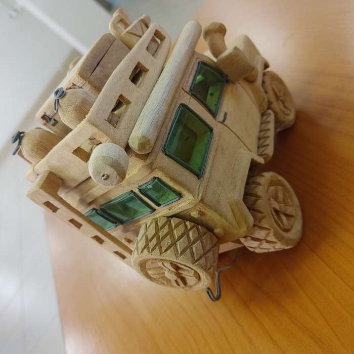 Land Rover Defender Malawian Wood Craft