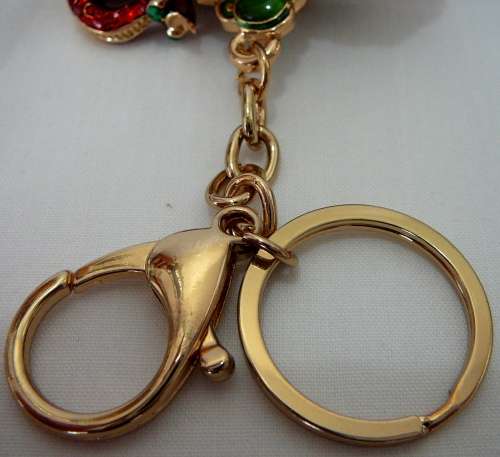 A Very Glitzy Indian Elephant Key Chain\ Handbag Charm