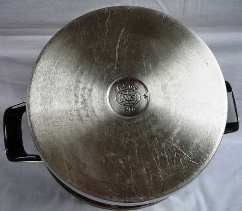 A Selection of 3 AMC 24 cm Stainless Steel Pots