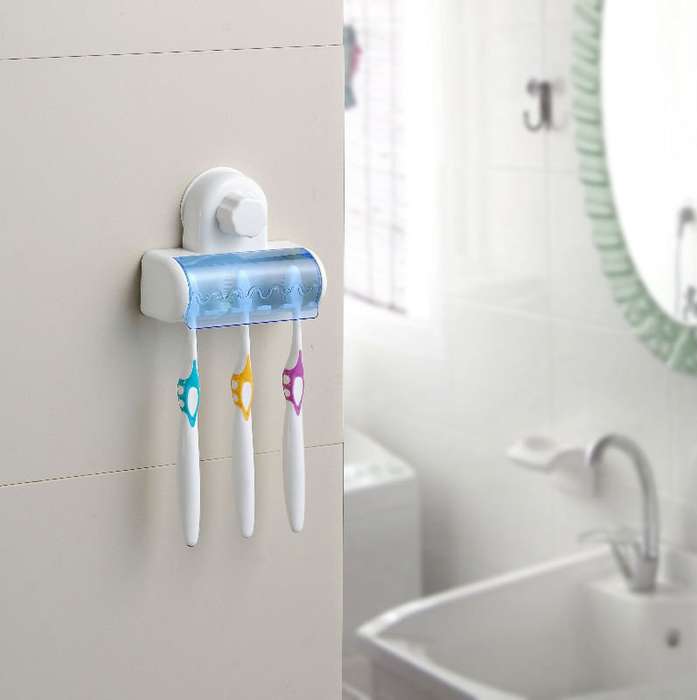 Toothbrush Holder With Sunction Cup