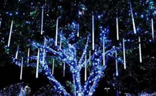 White LED Meteor Lights