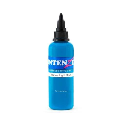 Mario's Light Blue Intenze Tattoo Ink 30ml