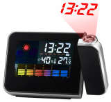 Color LCD Projection Clock,Date,Time, Alarm,Temperature & Humidity
