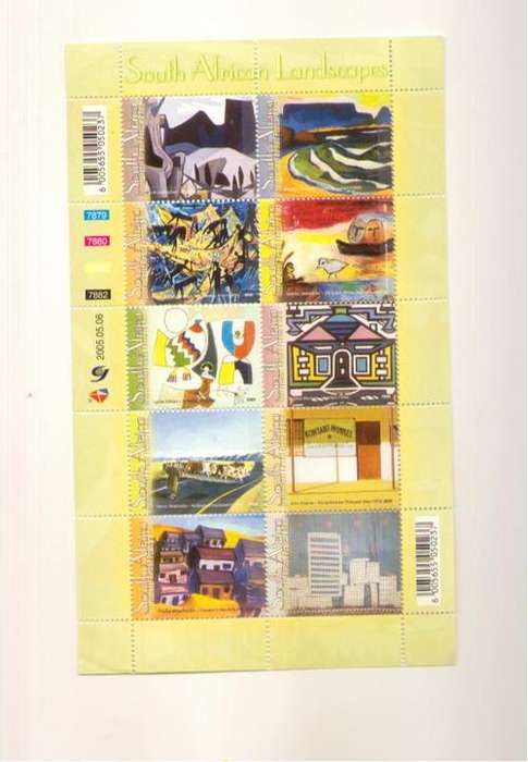 RSA 2005 SOUTH AFRICAN LAND SCAPE FULL SHEET MINT