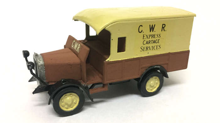 OO Gauge GWR Delivery Van (Prebuilt Plastic Kit)