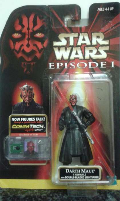 Star Wars Episode 1, Darth Maul with double bladed Lightsaber
