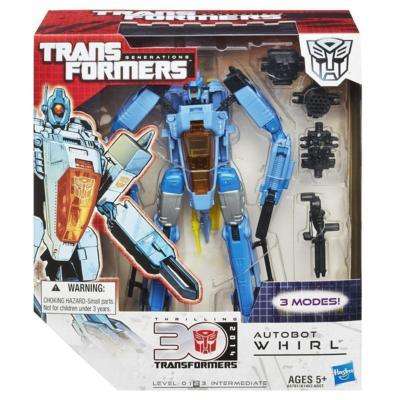 TRANSFORMERS GENERATIONS 30TH ANNIVERSARY VOYAGER CLASS AUTOBOT WHIRL FIGURE