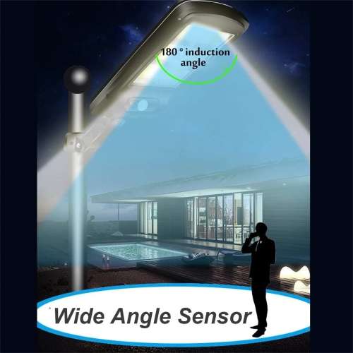 120 LED COB SOLAR MULTI FUNCTION STREET WALL LIGHT-DIM FUNCTION-3 X MODE SETTINGS-REMOTE CONTROL !