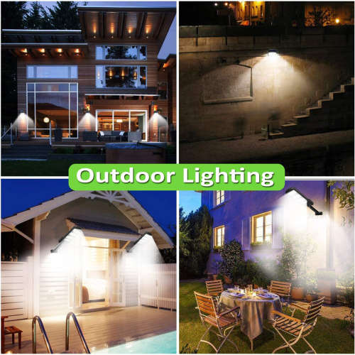 120 LED COB SOLAR MULTI FUNCTION STREET WALL LIGHT-DIM FUNCTION-3 X MODE SETTINGS-REMOTE CONTROL !