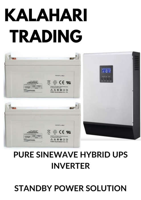3000va/3.0kva 24v-PURE SINEWAVE HYBRID INVERTER-BUILT IN Ac&DC CHARGER-2x100ah BATTERIES-SALE !!!