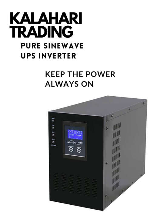 2000W Pure Sinewave UPS Inverter 12V ... Don`t Wait Until Loadshedding Leave You In The Dark