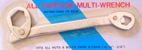 A MUST--  HAVE TOOL  ---  Multi Purpose Spanner.  Self-adjusting. Heavy Duty