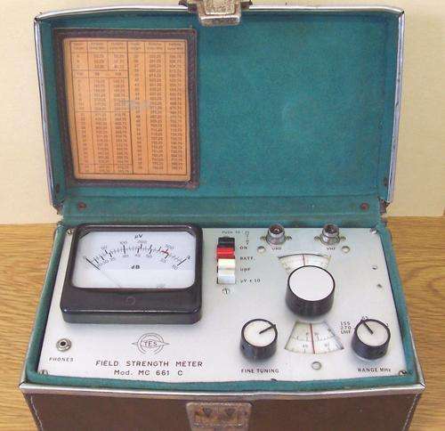 Field Strength Meter --- Used for TV and FM Radio Antenna Adjustment
