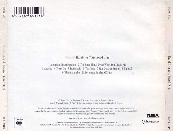 WHEATUS - Hand over your loved ones (CD) CDCOL 6703 NM-