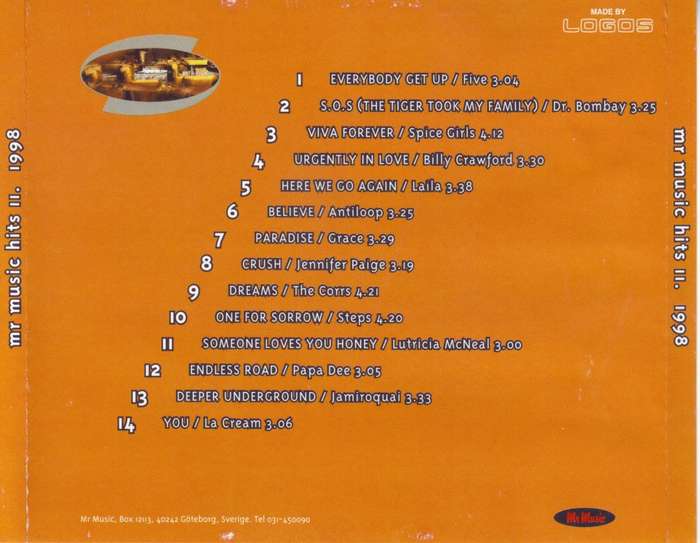 MR . MUSIC HITS - Vol.11 (1998) (CD) MMCD 1194 NM- (R25 SALE)