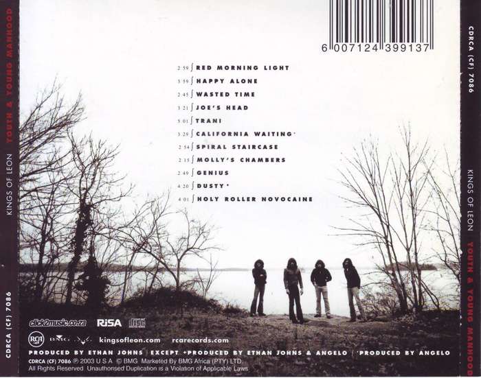 KINGS OF LEON - Youth & young manhood CDRCA (WF) 7086 NM