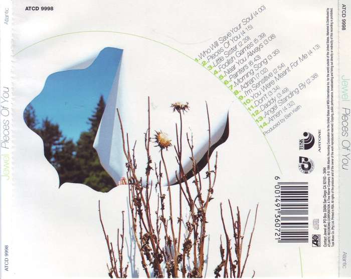 JEWEL - Pieces of you (CD) ATCD 9998 NM-