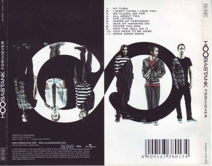 HOOBASTANK - For(n)ever (CD) STARCD 7355 NM