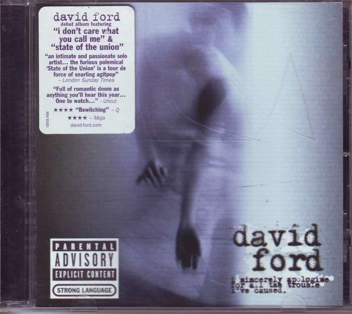 DAVID FORD - I sincerely apologize for all the trouble I`ve caused (CD) CDCOL7058 NM