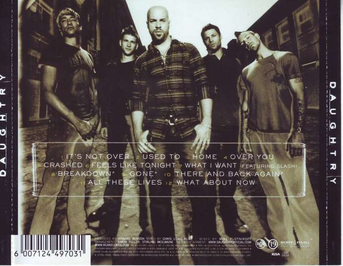 DAUGHTRY -  Daughtry (CD) CDRCA 7177 NM