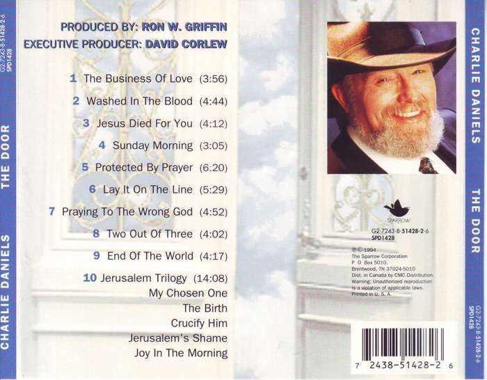 CHARLIE DANIELS - The door (CD) SPD1428 NM