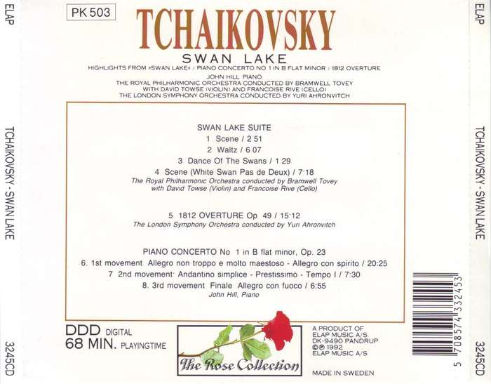 TCHAIKOVSKY - Swan lake (highlights) (CD)  3245CD NM- (R25 SALE)