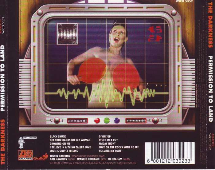 THE DARKNESS - Permission to land (CD)  WICD 5352 NM-