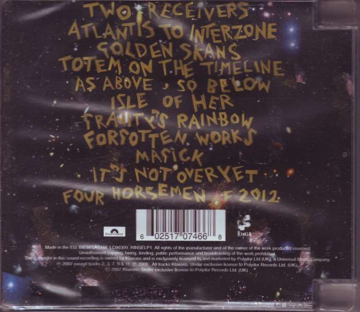KLAXONS - Myths of the near future (CD) (super jewel case a bit worn) NM  (R25 SALE)