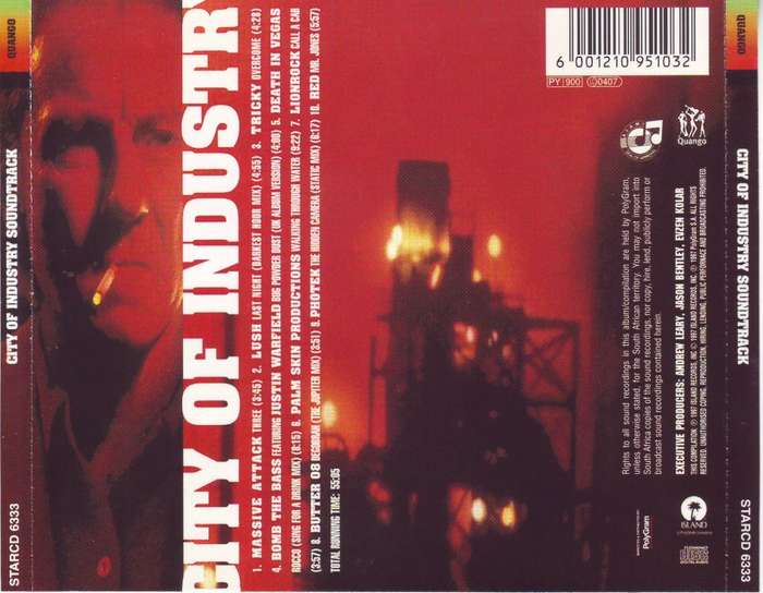 CITY OF INDUSTRY - Soundtrack (CD) STARCD 6333 NM
