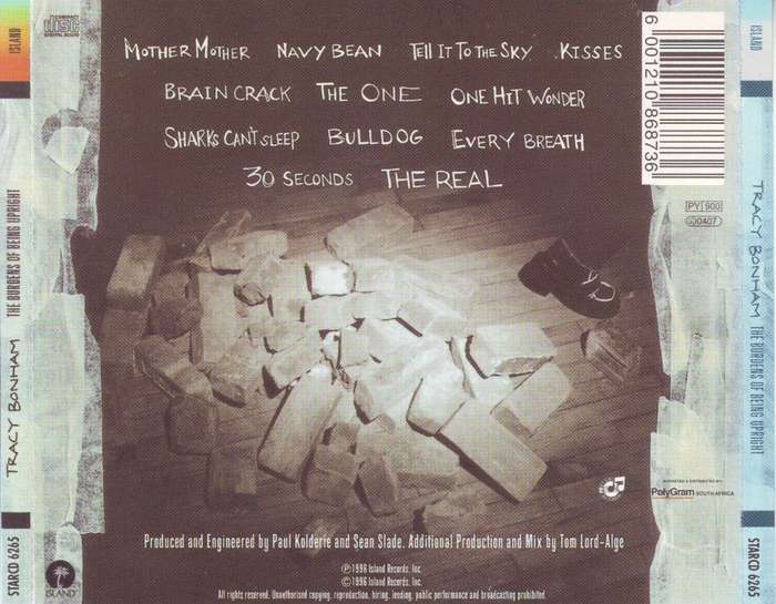 TRACY BONHAM - The burdens of being upright (CD)  STARCD 6265 NM