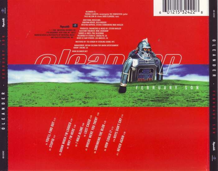 OLEANDER - February son (CD) UD-53242 NM  (R25 SALE)