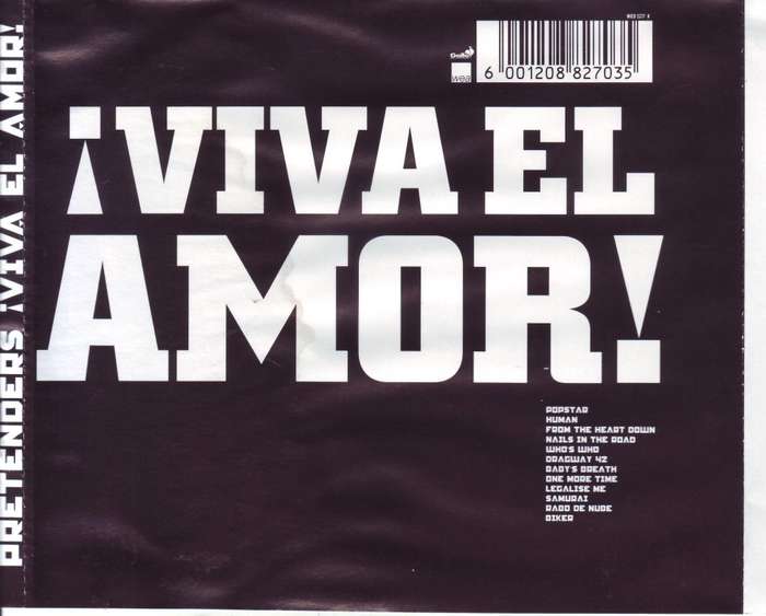 PRETENDERS - Viva el amor! (CD) WICD 5277 EX