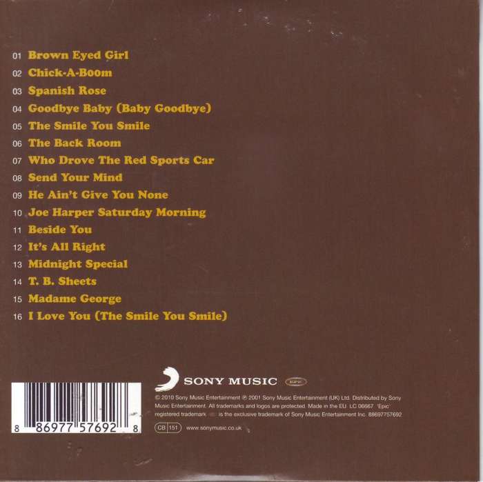 VAN MORRISON - Brown eyed girl (CD, cardsleeve) 88697757692 EX