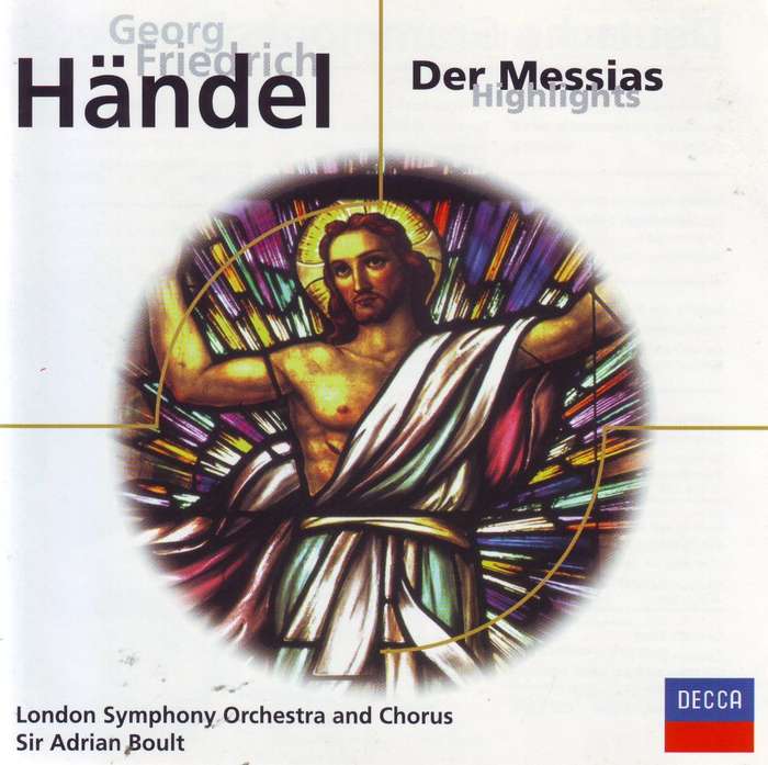 HANDEL - Der messias highlights (CD) 458 642-2 EX (R25 SALE)