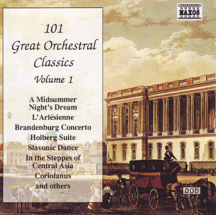 101 GREAT ORCHESTRAL CLASSICS - Volume 1 (CD) 8.551141 (R25 SALE).
