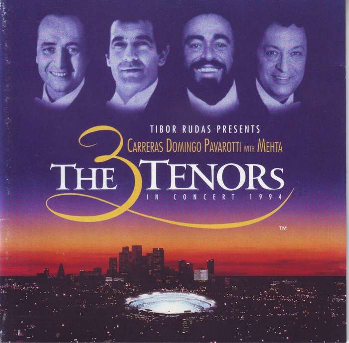 CARRERAS DOMINGO PAVAROTTI - The 3 tenors in concert 1994 (CD) WICD 5192 EX