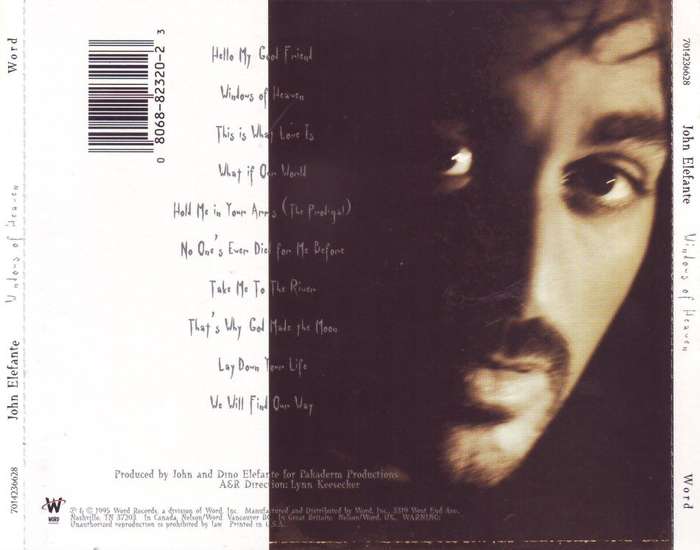 JOHN ELEFANTE - Windows of heaven (CD) 7014236628 EX
