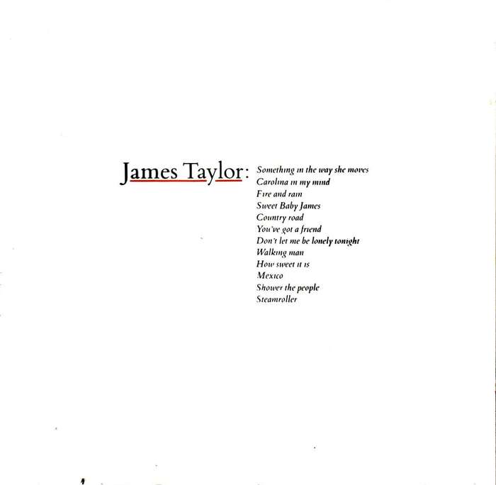 JAMES TAYLOR - Greatest hits (CD) 7599-27336-2 EX