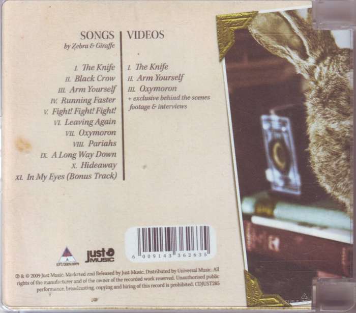 Zebra & Giraffe - Collected Memories (CD & DVD)