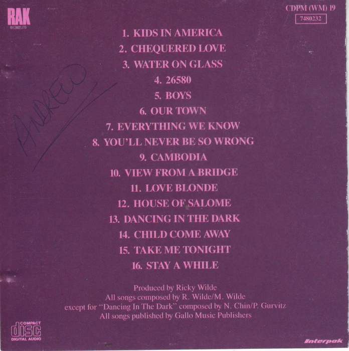 KIM WILDE - The Very Best Of Kim Wilde (CD) CDPM (WM) 19 NM-