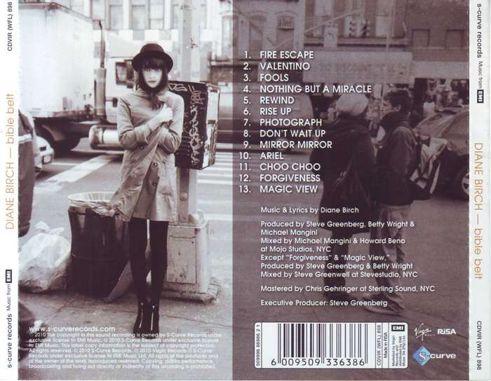 DIANE BIRCH - Bible belt (CD) CDVIR (WFL) 898 NM-