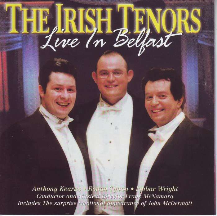 THE IRISH TENORS - Live In Belfast CCBK 7503 VG+ (R25 SALE)