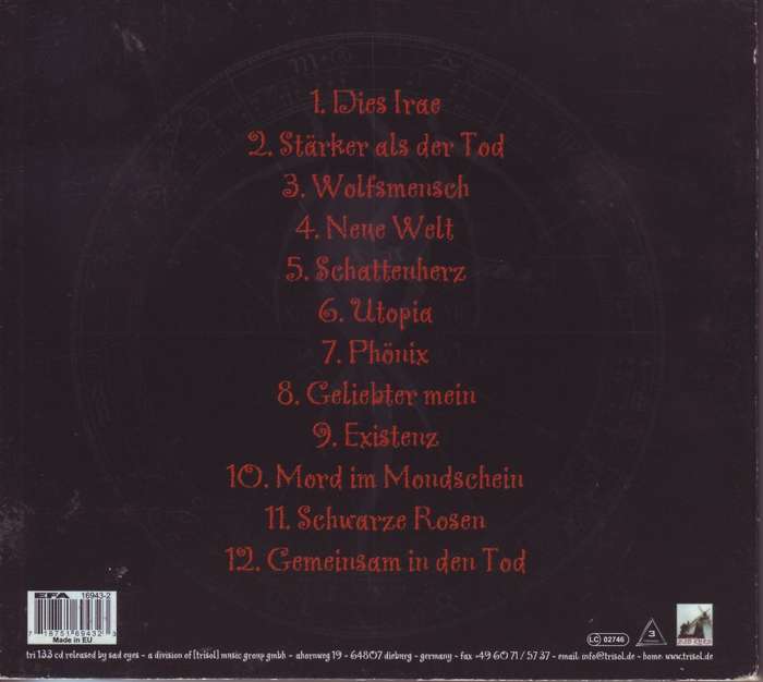 MANTUS - Fremde welten (CD, digipak) tri 133 cd EX