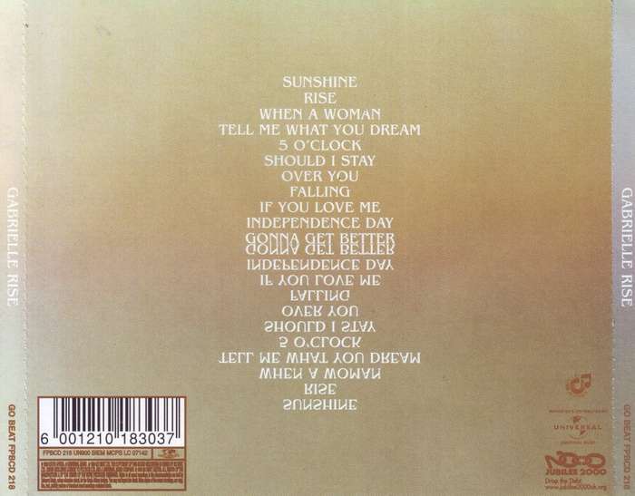 GABRIELLE - Rise (CD) FPBCD 218 NM-