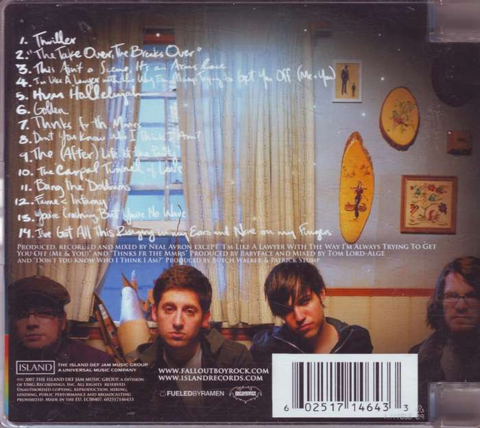 FALL OUT BOY - Infinity on high (CD) 602517146433 NM