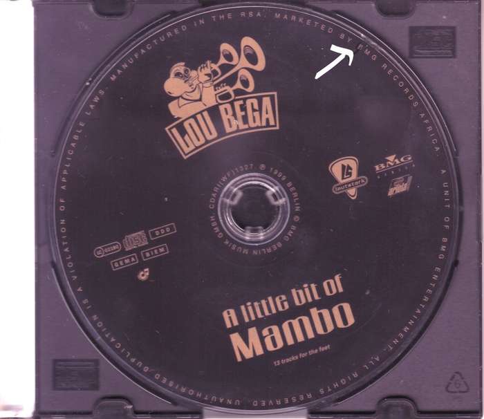 LOU BEGA - A little bit of mambo CDARI (WF) 1327 VG+